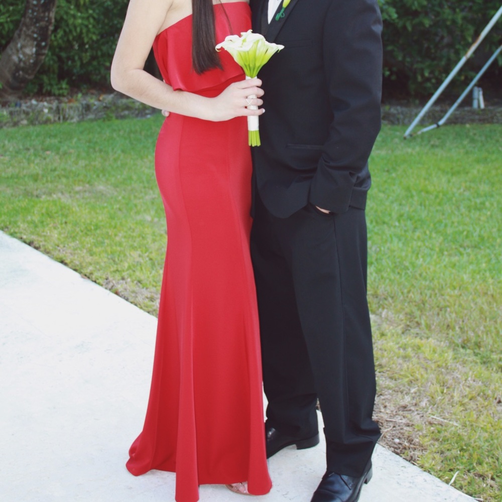 Lovers + Friends Red Gown